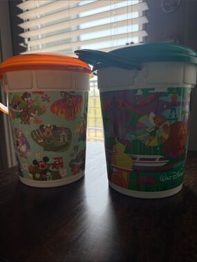 Disney World Popcorn Buckets (Retired) - Set of Two